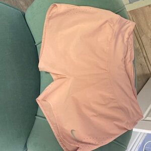 Nike Women's Soft Pink Athletic Shorts